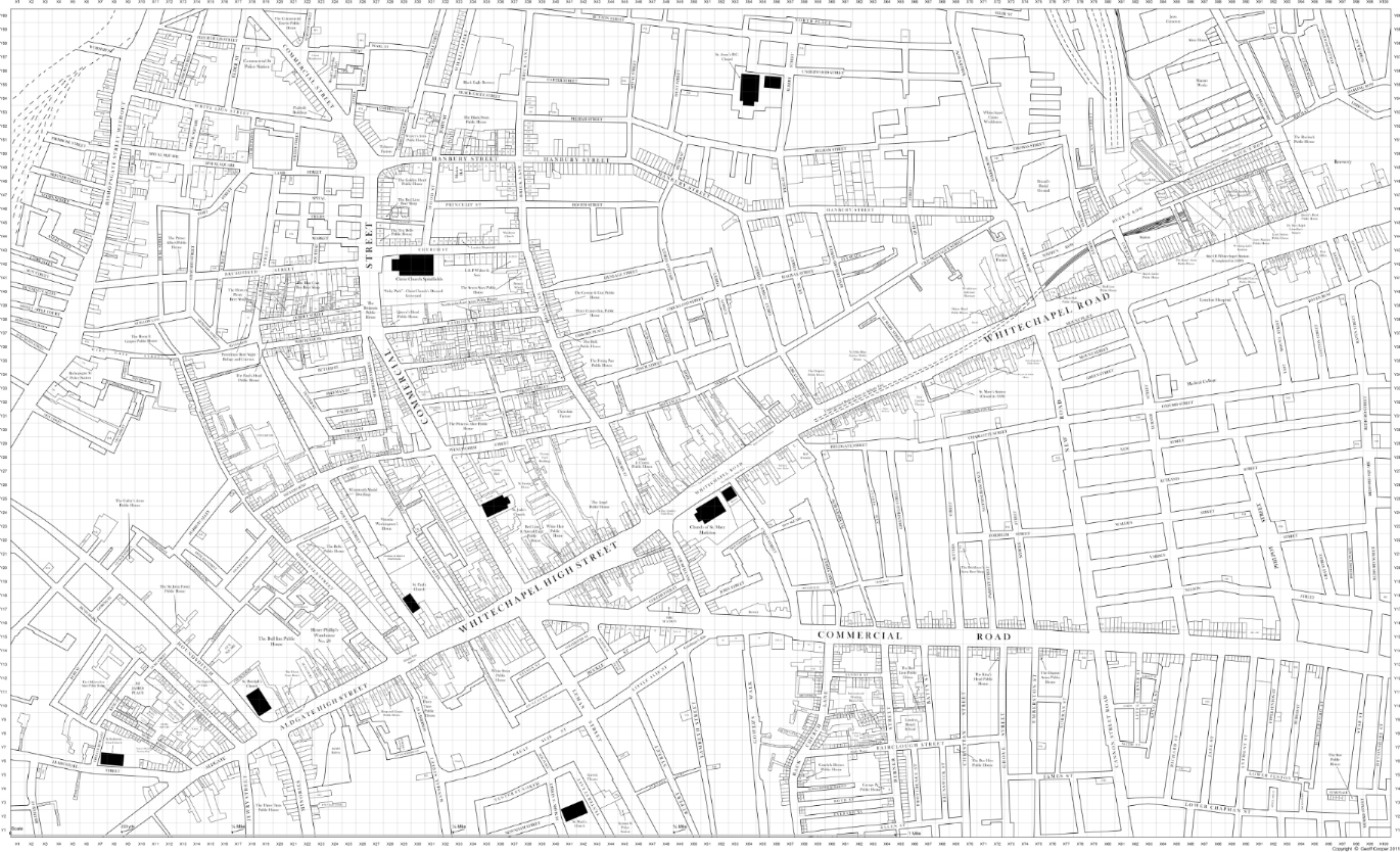 Jack the Ripper Full Map: PDF Download Only